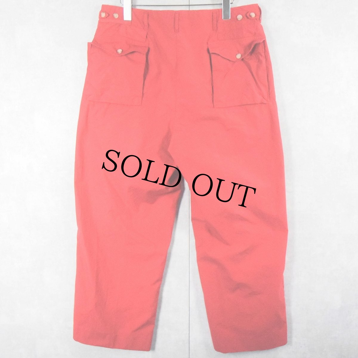 画像4: 90's POLO Ralph Lauren USA製 2タック コットンポプリンワークパンツ W34 (4)
