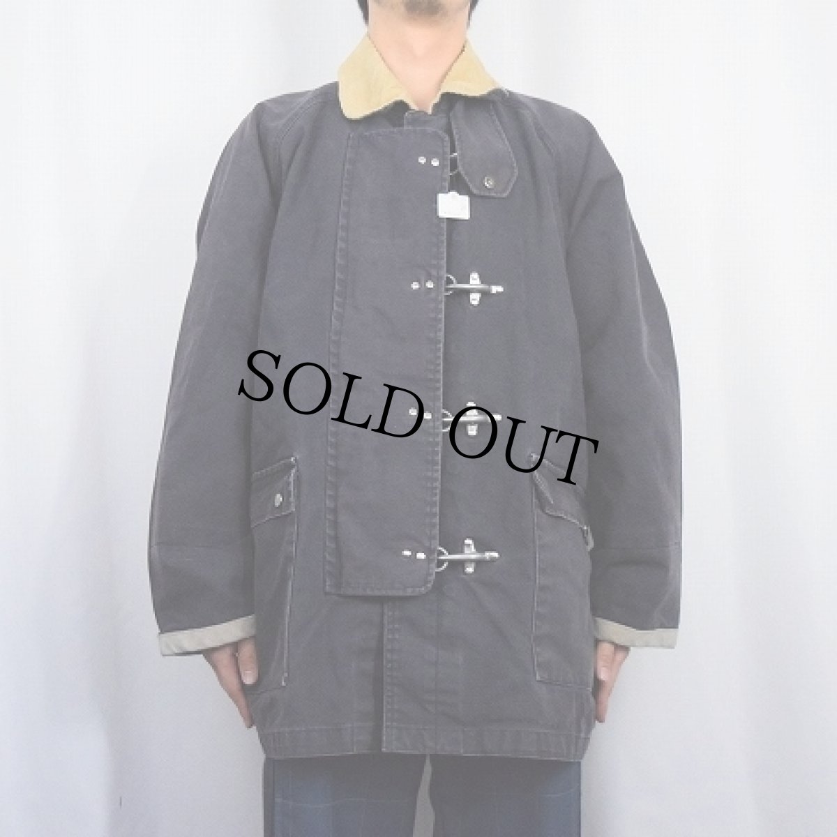 画像4: 〜90's ALLEY&SONS ファイヤーマンジャケット XL (4)