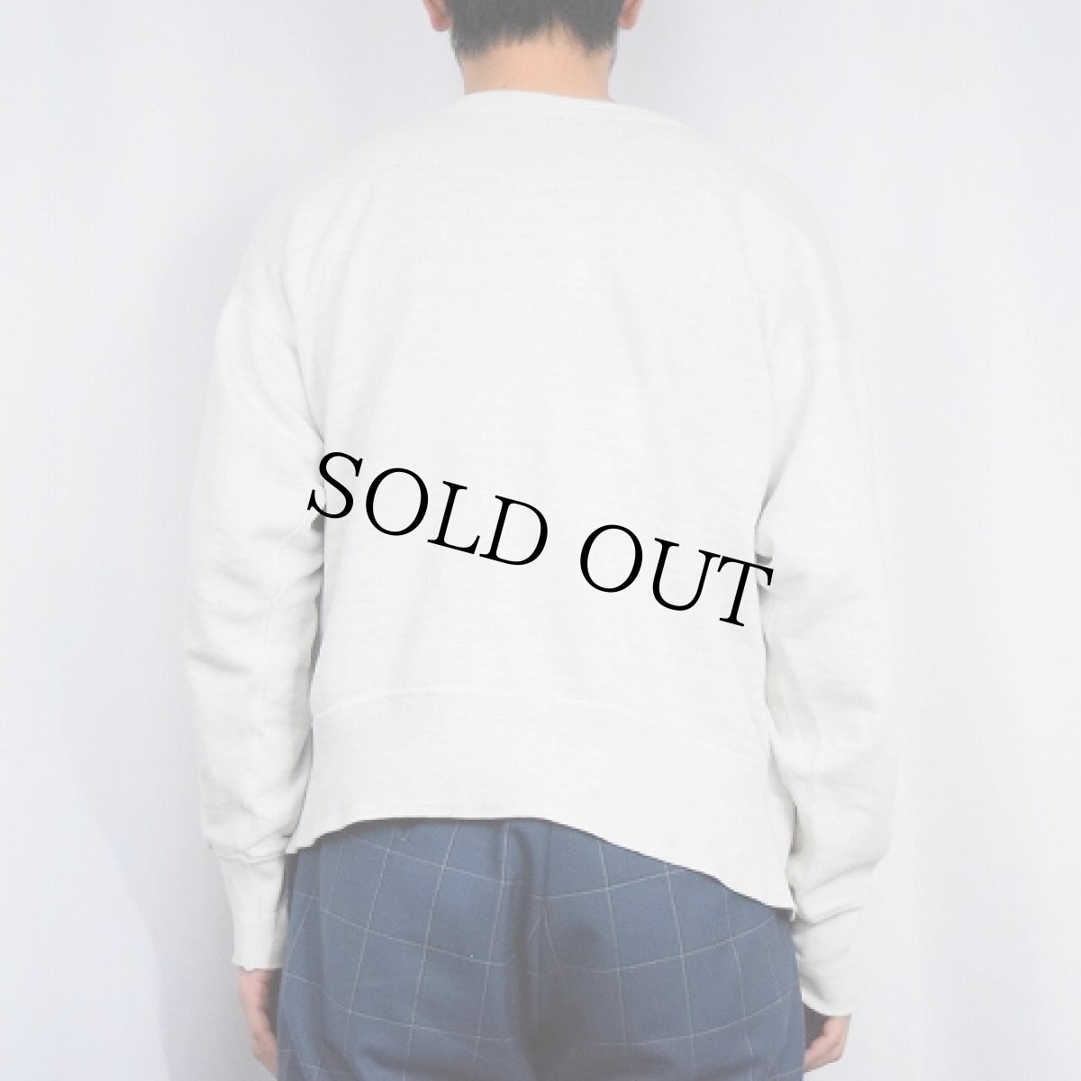 画像3: 50〜60's 前V 無地スウェット (3)