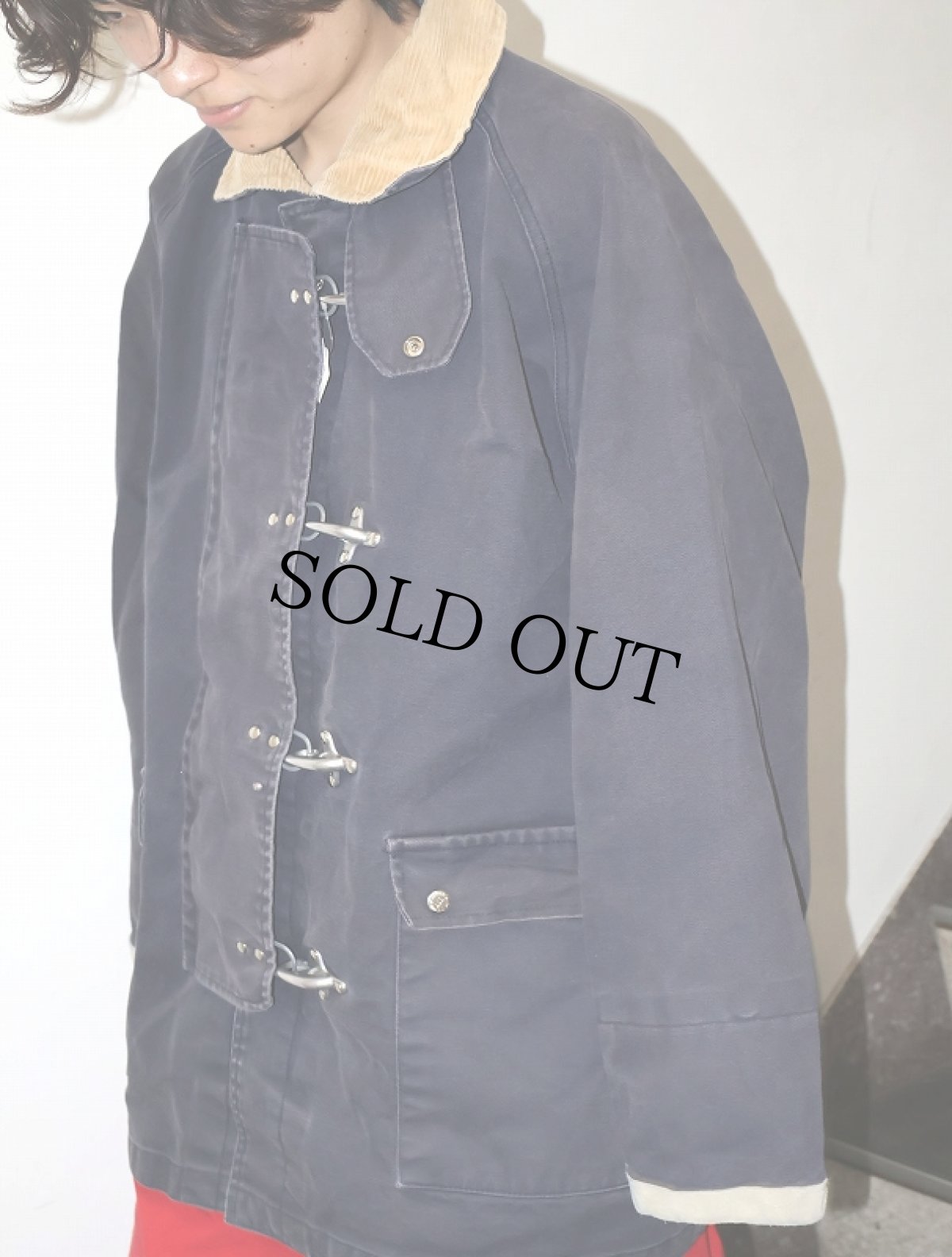 画像2: 〜90's ALLEY&SONS ファイヤーマンジャケット XL (2)