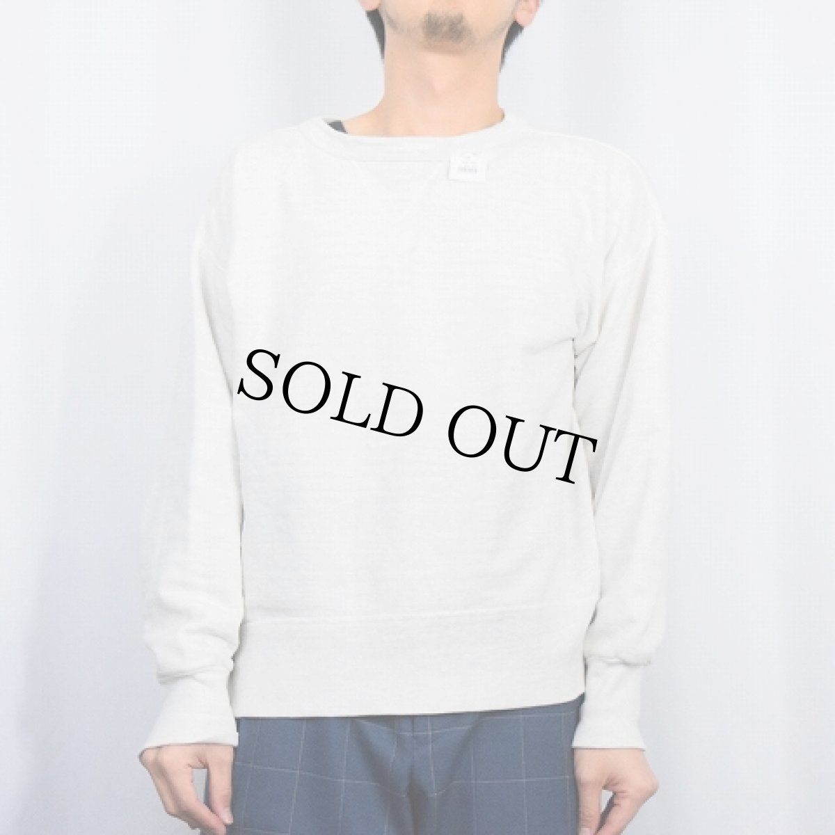 画像2: 50〜60's 前V 無地スウェット (2)