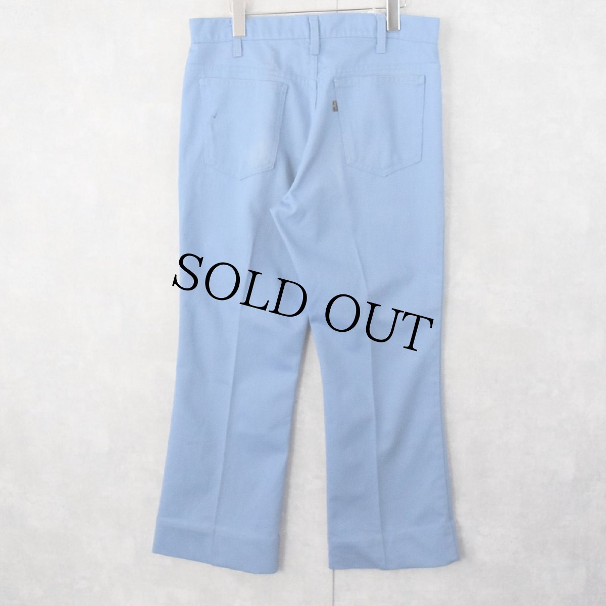 画像2: 70's Levi's "STA-PREST" コットンピケパンツ W34 (2)