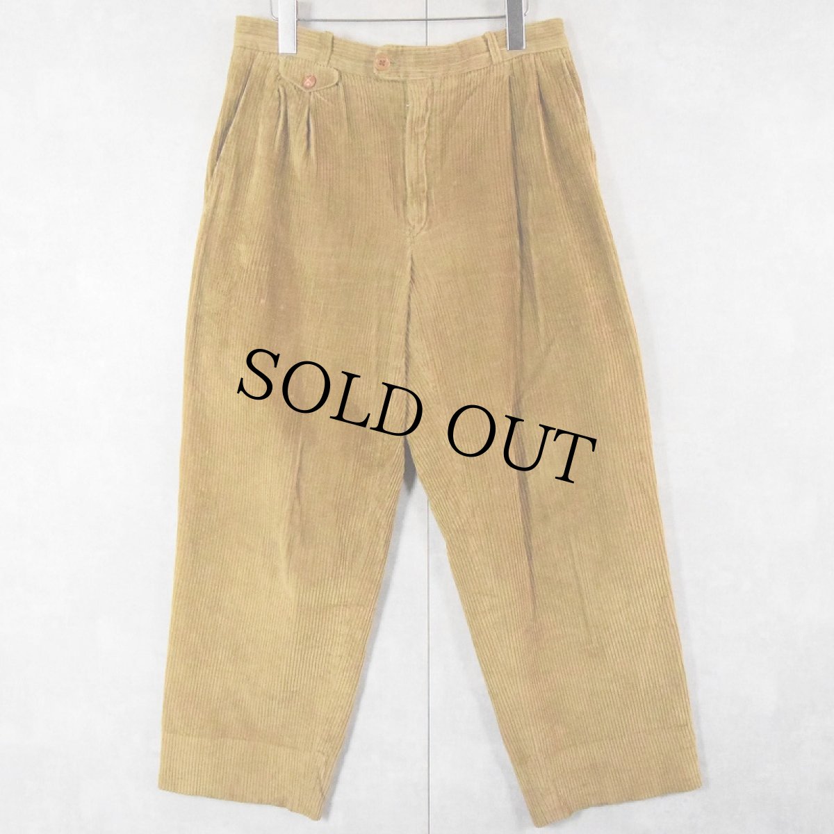 画像1: 80's Yves Saint-Laurent 太畝コーデュロイパンツ W32 (1)