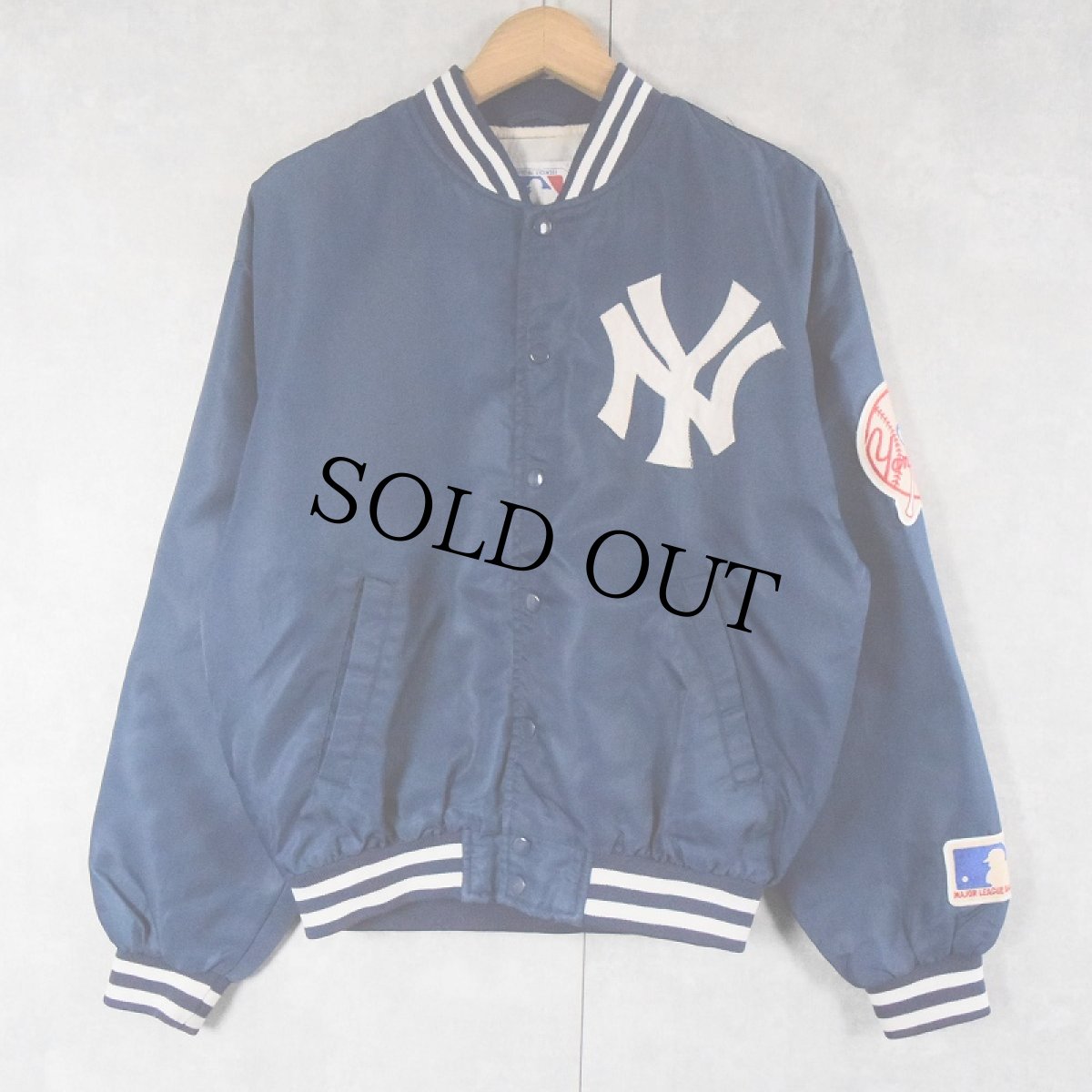 画像1: MLB New York Yankees パッチ付き ナイロンスタジャン M (1)