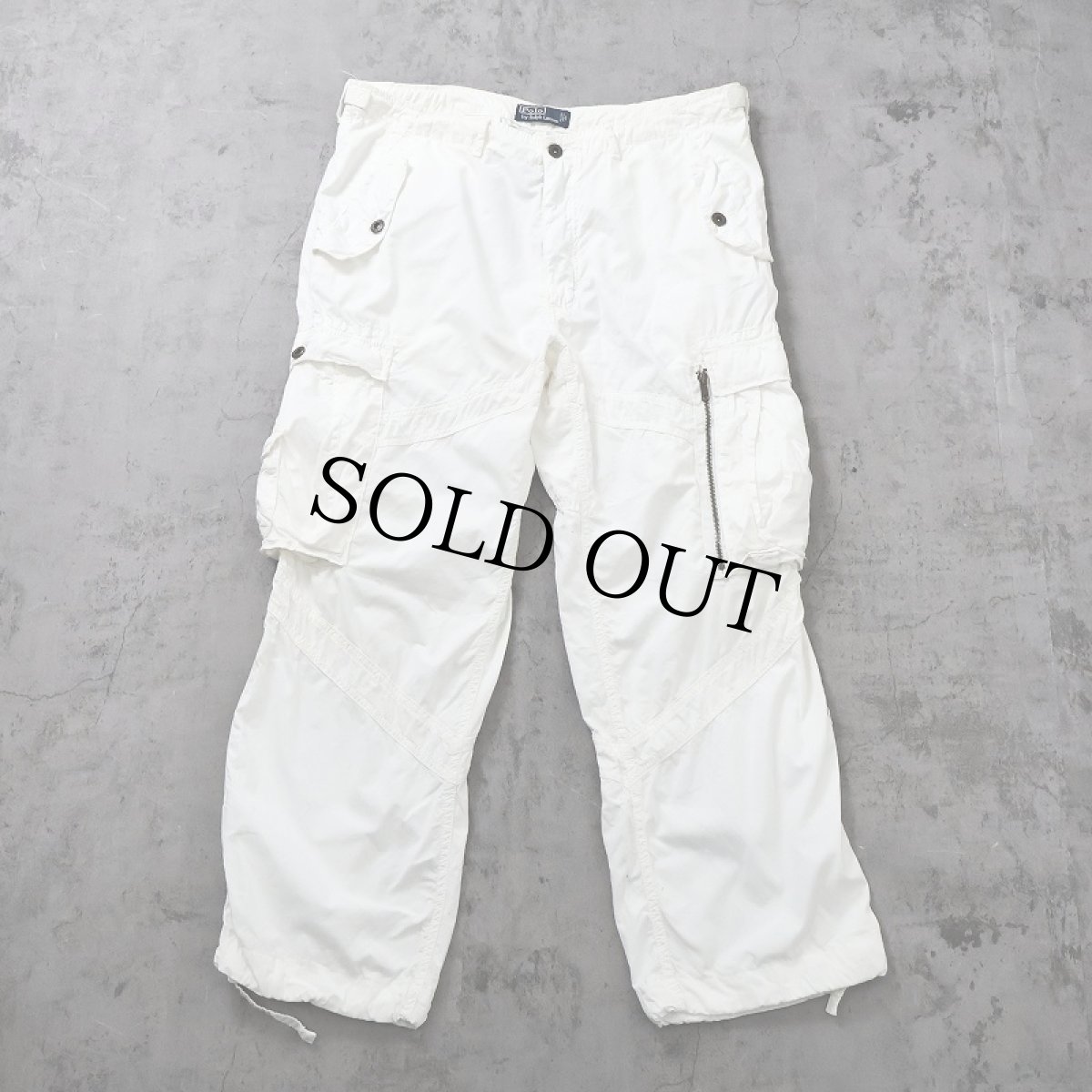 画像1: POLO Ralph Lauren コットン パラシュートパンツ W20-37 (1)