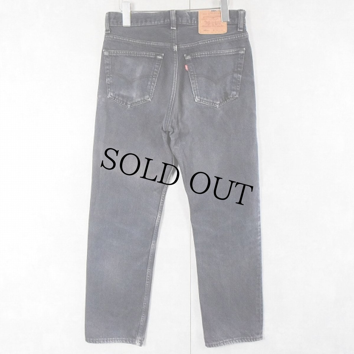 画像2: 90's Levi's 501 USA製 後染め デニムパンツ BLACK W30 (2)