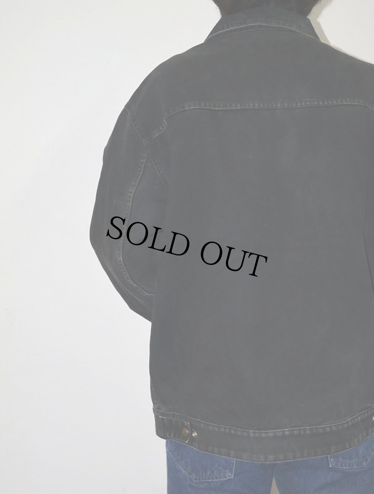 画像2: 80's〜 Lee Cooper ダックジャケット BLACK XL (2)