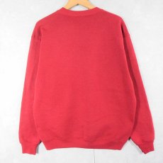 画像2: 90's RUSSELL ATHELETIC USA製 前V 無地スウェット L (2)