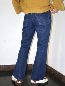 画像1: 80's Levi's 517 USA製 内股シングル ブーツカットデニムパンツ W31 (1)