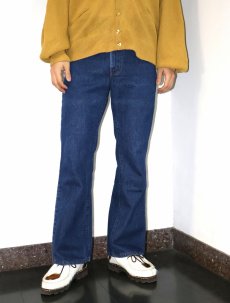 画像3: 80's Levi's 517 USA製 内股シングル ブーツカットデニムパンツ W31 (3)