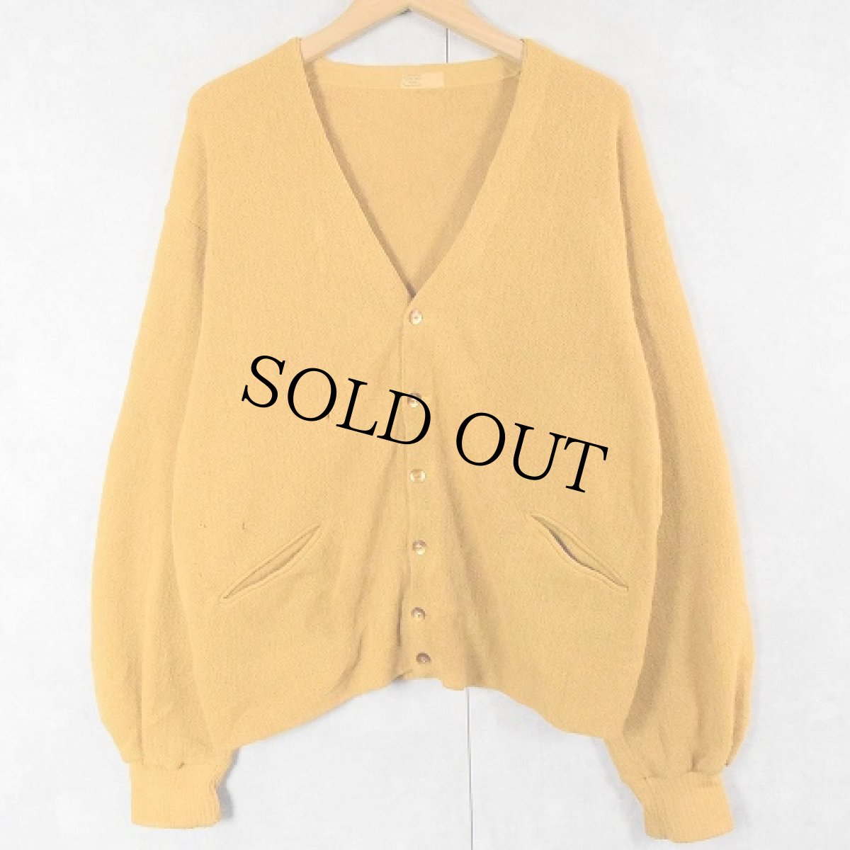 画像3: 60's アルパカニットカーディガン (3)