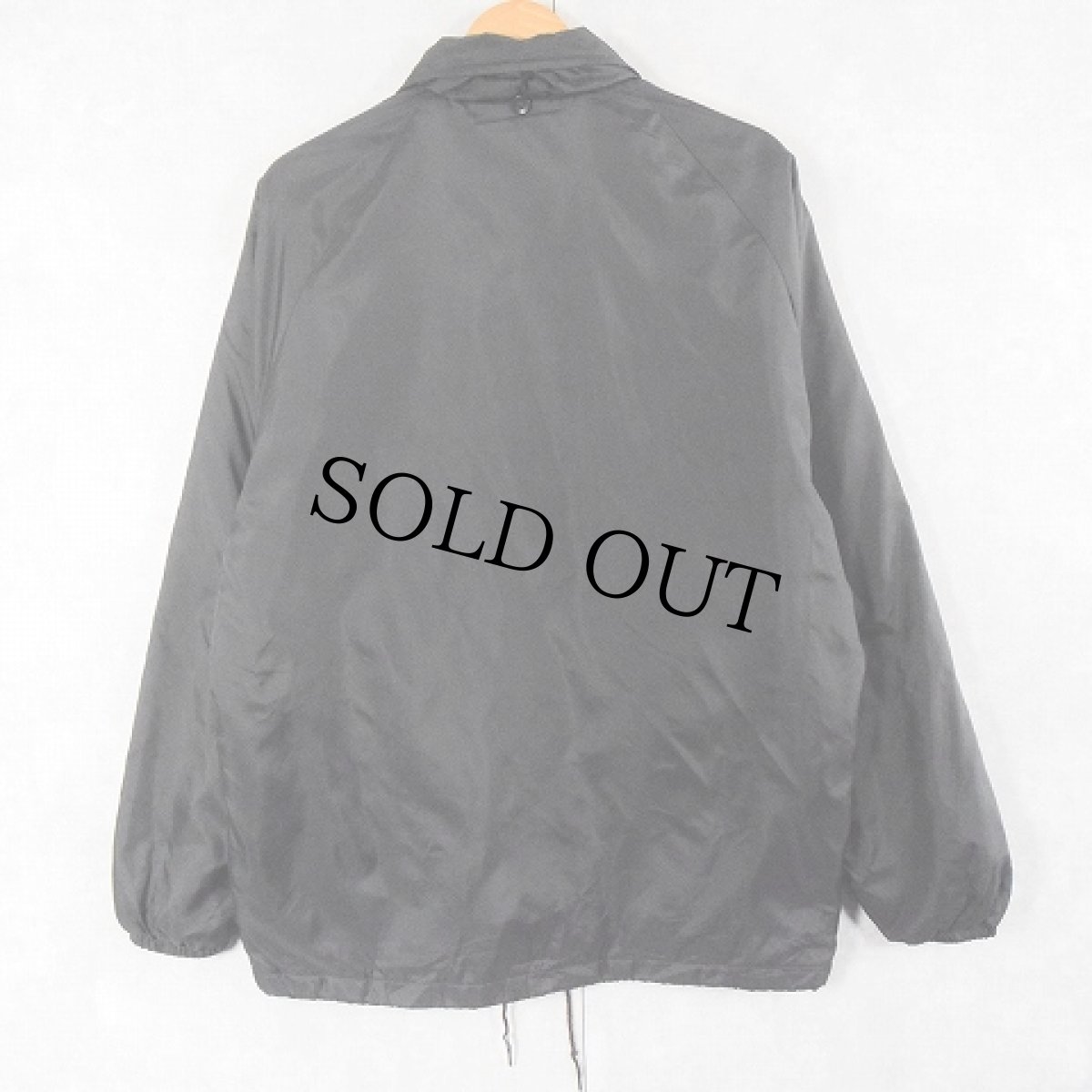 画像2: 70's Champion C中ランタグ 裏ボア ナイロンコーチジャケット BLACK (2)