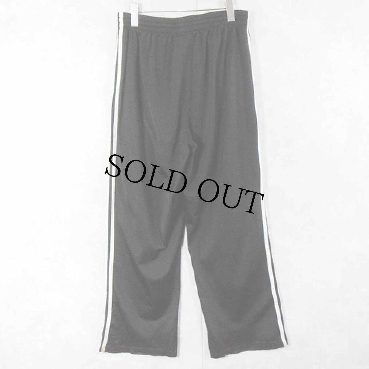 画像2: adidas ロゴ刺繍 サイドライン トラックパンツ BLACK (2)