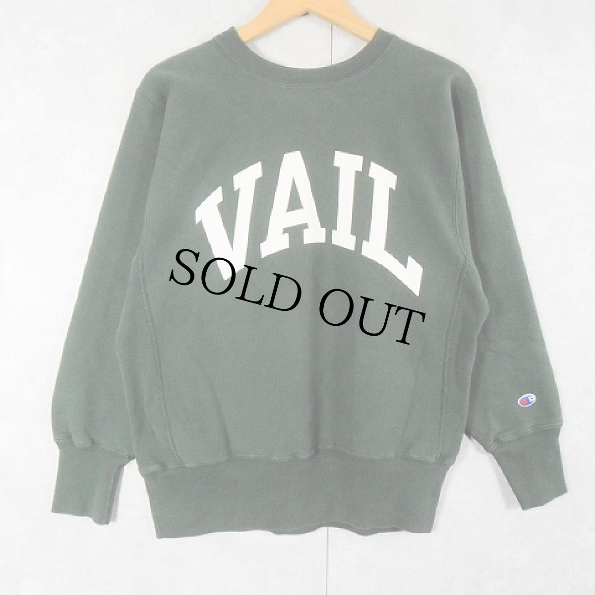 画像1: 【SALE】 90's Champion REVERSE WEAVE "VAIL" プリントスウェット M (1)