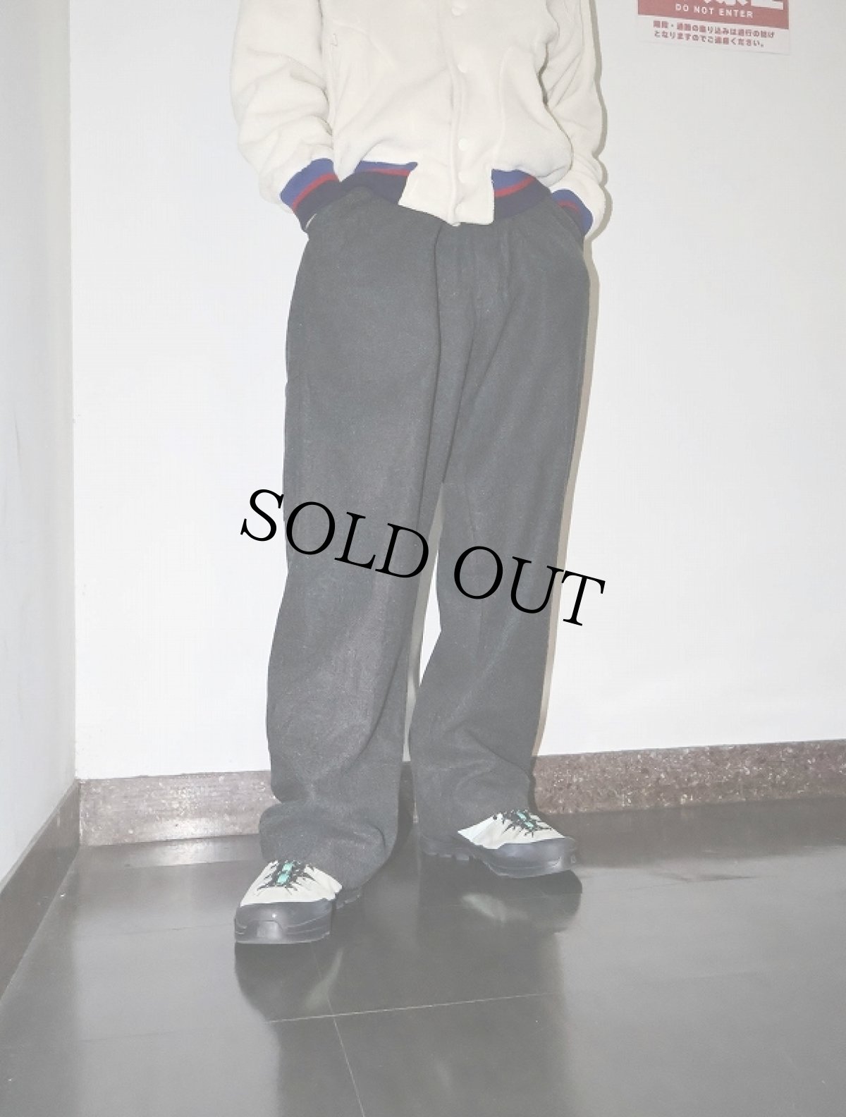 画像4: POLO Ralph Lauren ウールスラックス W36 (4)