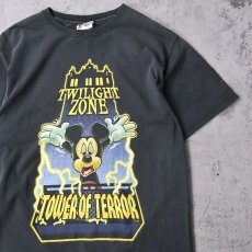 画像1: 90's Walt Disney World USA製 "TOWER OF TERROR" キャラクタープリントTシャツ L (1)
