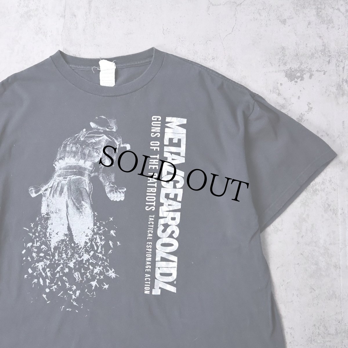 画像1: 2000's METAL GEAR SOLID ゲームプリントTシャツ BLACK XL (1)