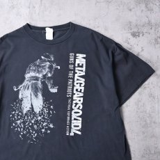 画像1: 2000's METAL GEAR SOLID ゲームプリントTシャツ BLACK XL (1)