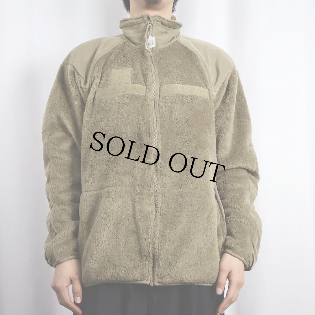 画像2: U.S.MILITARY ECWCS GEN3 Cold Weather コヨーテフリースジャケット MEDIUM-REGULAR (2)