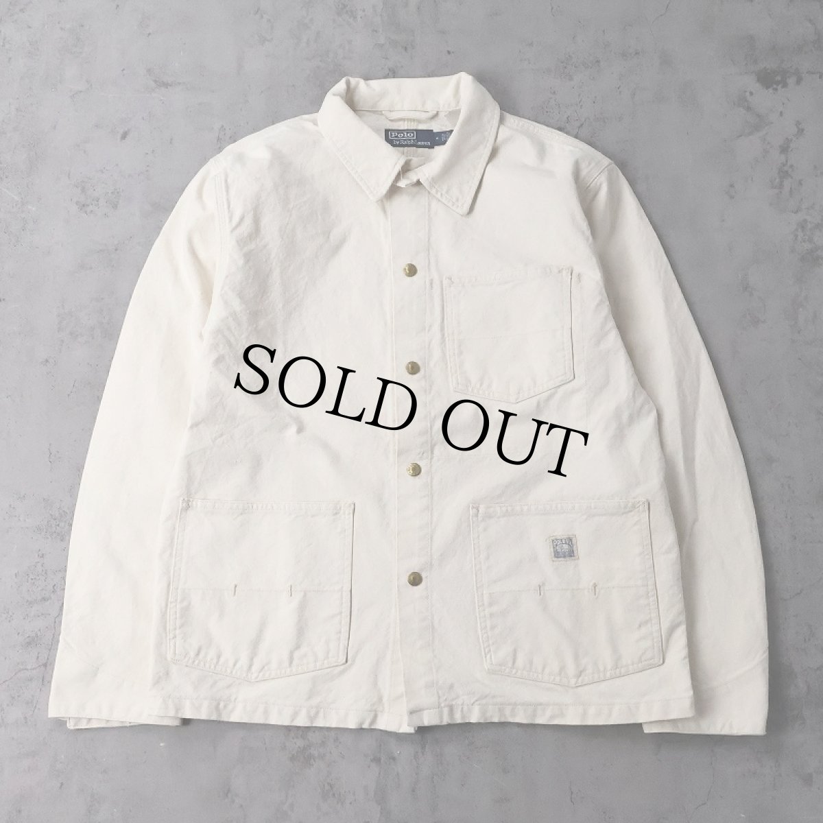 画像1: POLO Ralph Lauren コットンカバーオール M (1)