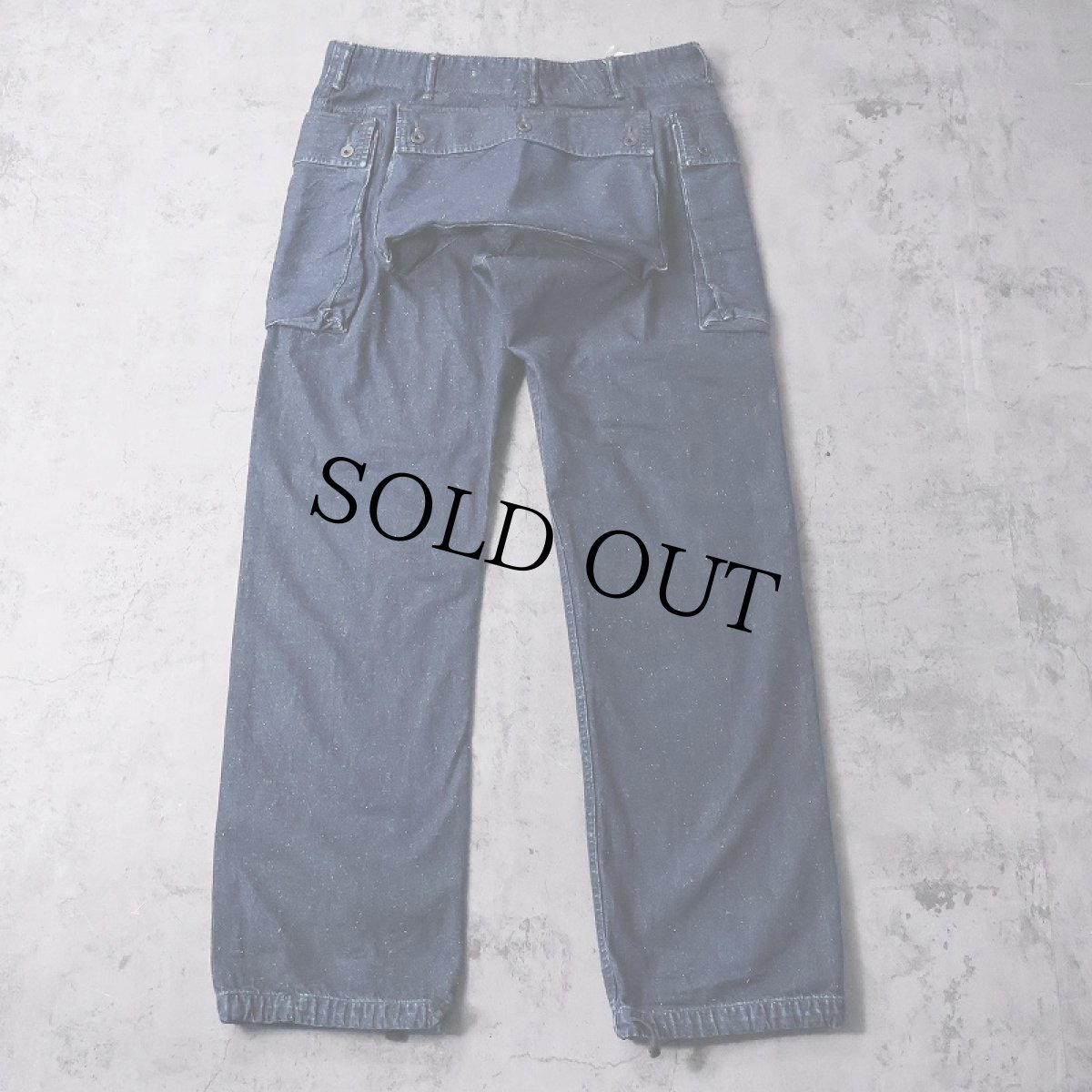 画像2: Ralph Lauren RRL "USMC Monkey Type" デニムカーゴパンツ W36 (2)