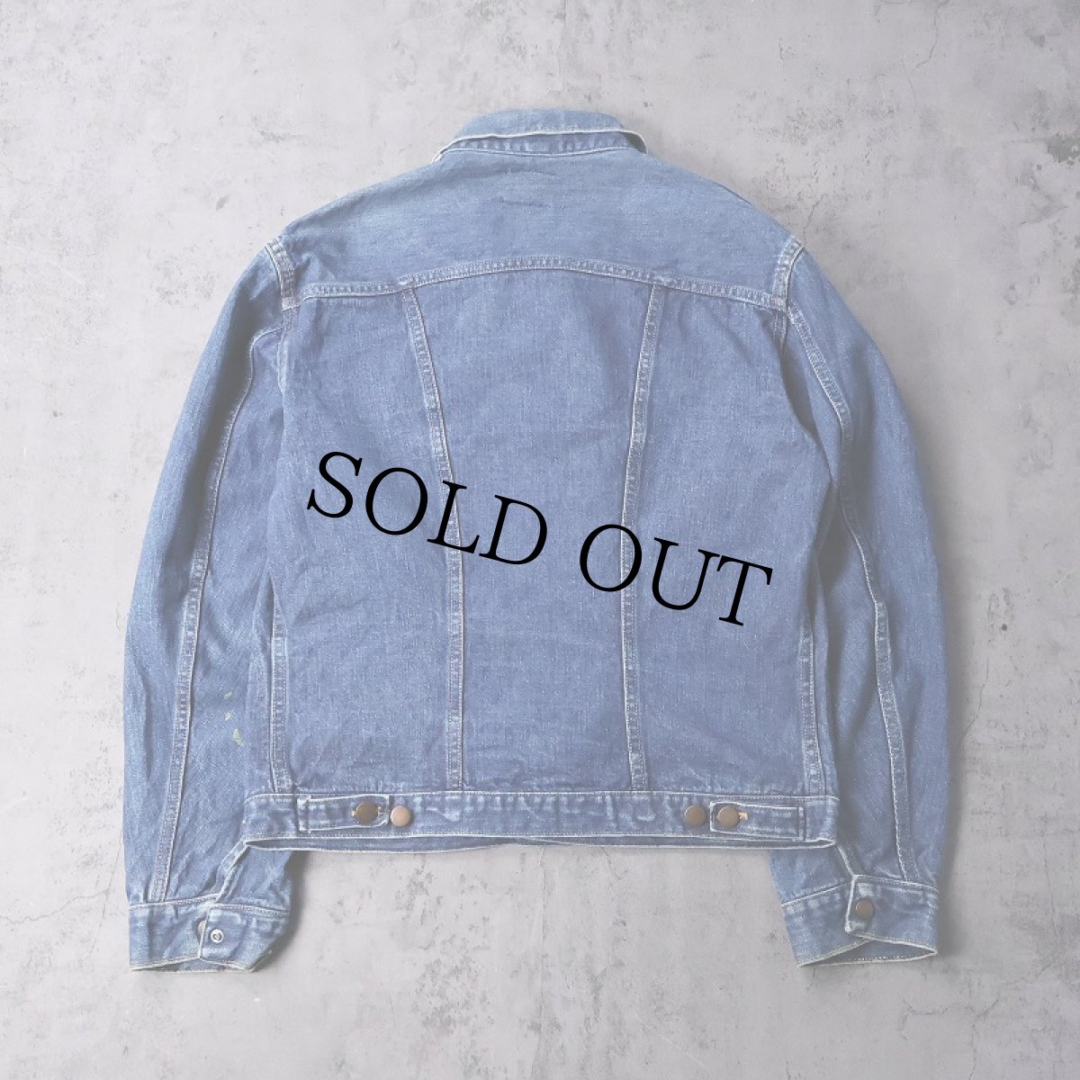 画像2: 60's Wrangler 24MJ デニムジャケット SIZE44 (2)