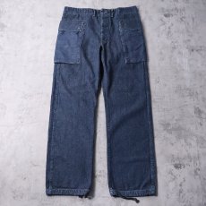画像1: Ralph Lauren RRL "USMC Monkey Type" デニムカーゴパンツ W36 (1)
