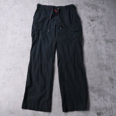 画像1: RLX Ralph Lauren コットンカーゴパンツ BLACK W34 (1)