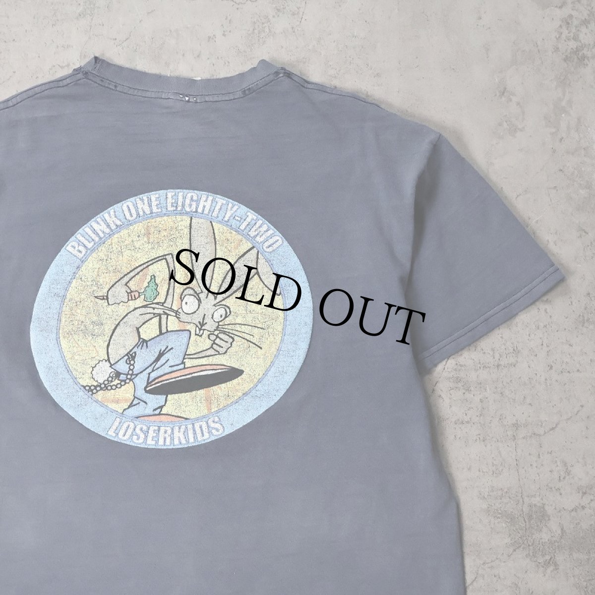 画像1: 90's blink-182 "LOSERKIDS" ポップパンクバンドプリントTシャツ NAVY L (1)