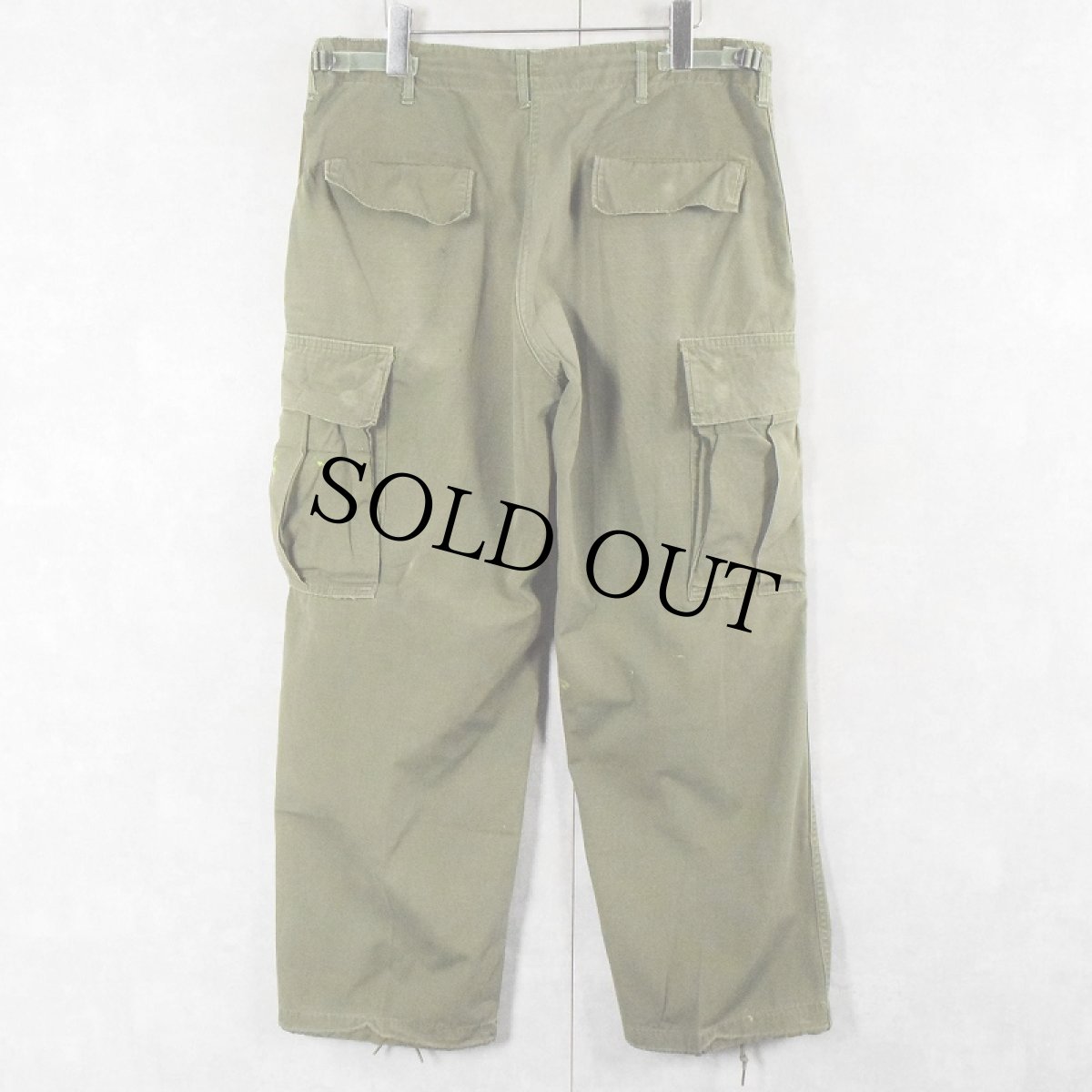 画像2: 60's U.S.ARMY ジャングルファティーグパンツ 4th MEDIUM SHORT (2)