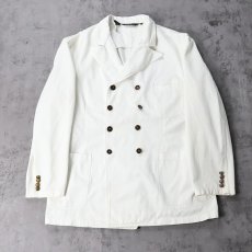画像3: 90's POLO Ralph Lauren USA製 ダブルブレスト コットンテーラードジャケット XL (3)
