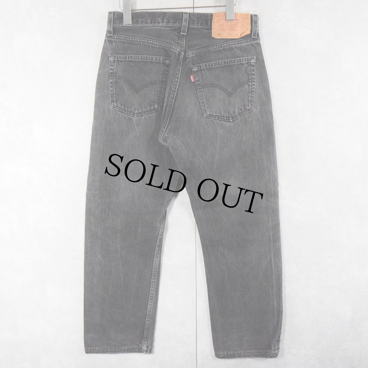画像2: 2000's Levi's 501 "サルファブラック" ブラックデニムパンツ W31 (2)