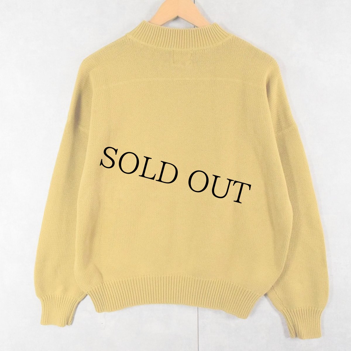 画像2: 90's GAP モックネックニットセーター (2)