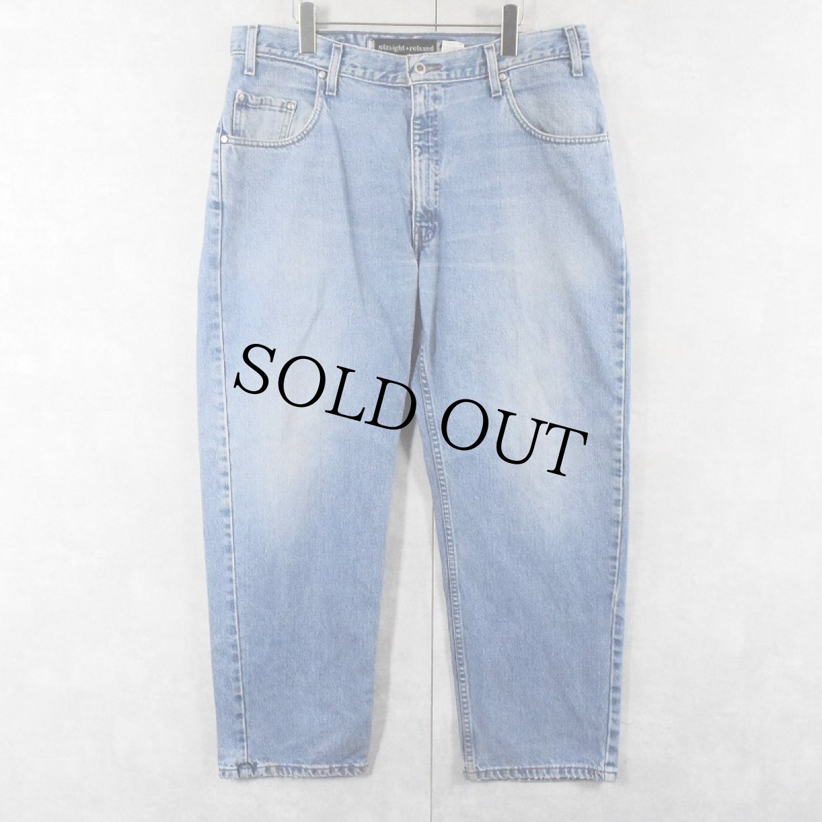 画像1: 2000's Levi's SILVER TAB "straight + relaxed" デニムパンツ W38 (1)