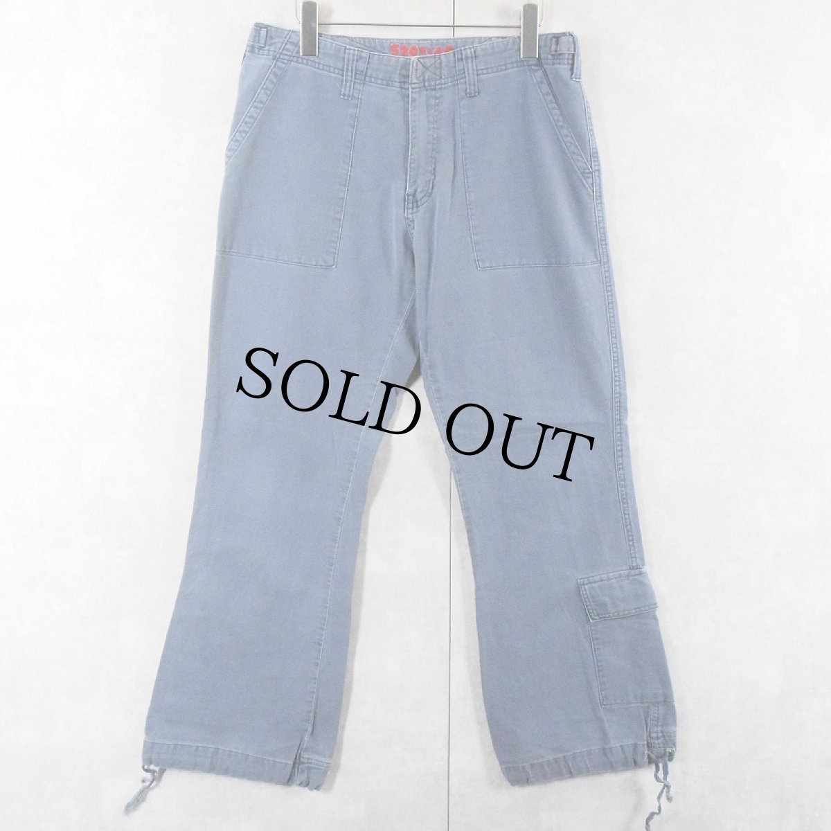 画像1: 90's〜 Abercrombie&Fitci コットンフレアパンツ W26-31 (1)