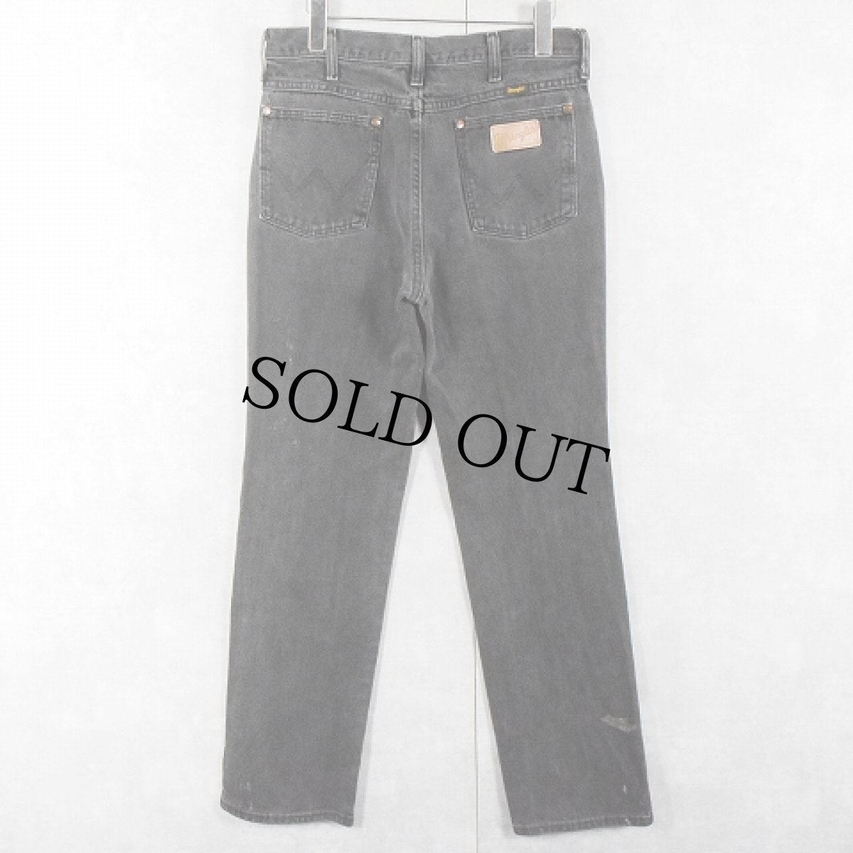 画像2: 90's Wrangler 936WBK USA製 ブラックデニムパンツ W30 (2)