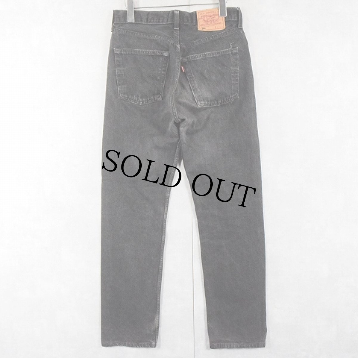 画像2: 90's EURO Levi's 501 UK製 "サルファブラック" ブラックデニムパンツ W29 (2)