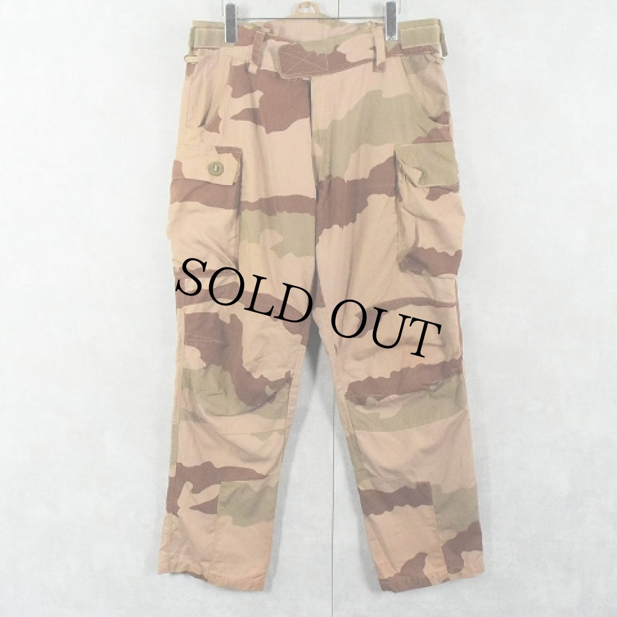 画像1: FRENCH ARMY T4 デザートカモ柄 コンバットパンツ SIZE92M (1)
