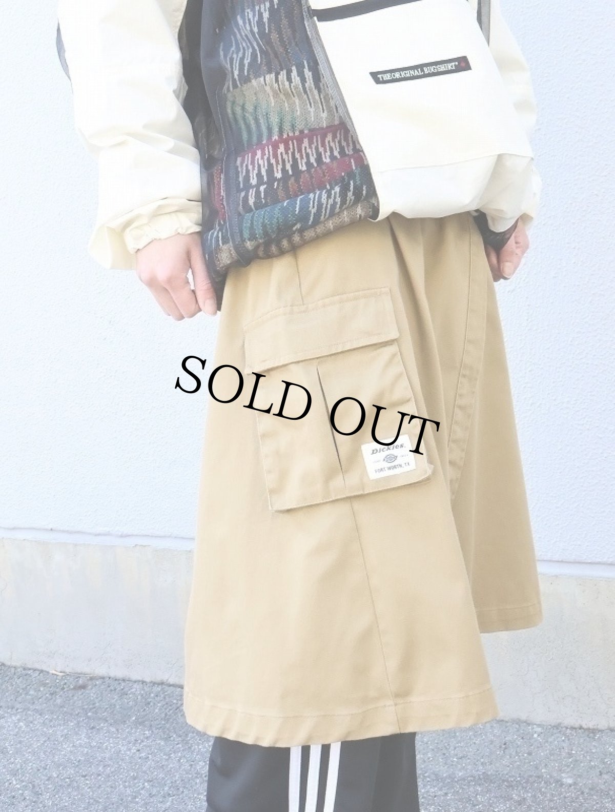 画像2: Dickies カーゴラップスカート W31 (2)