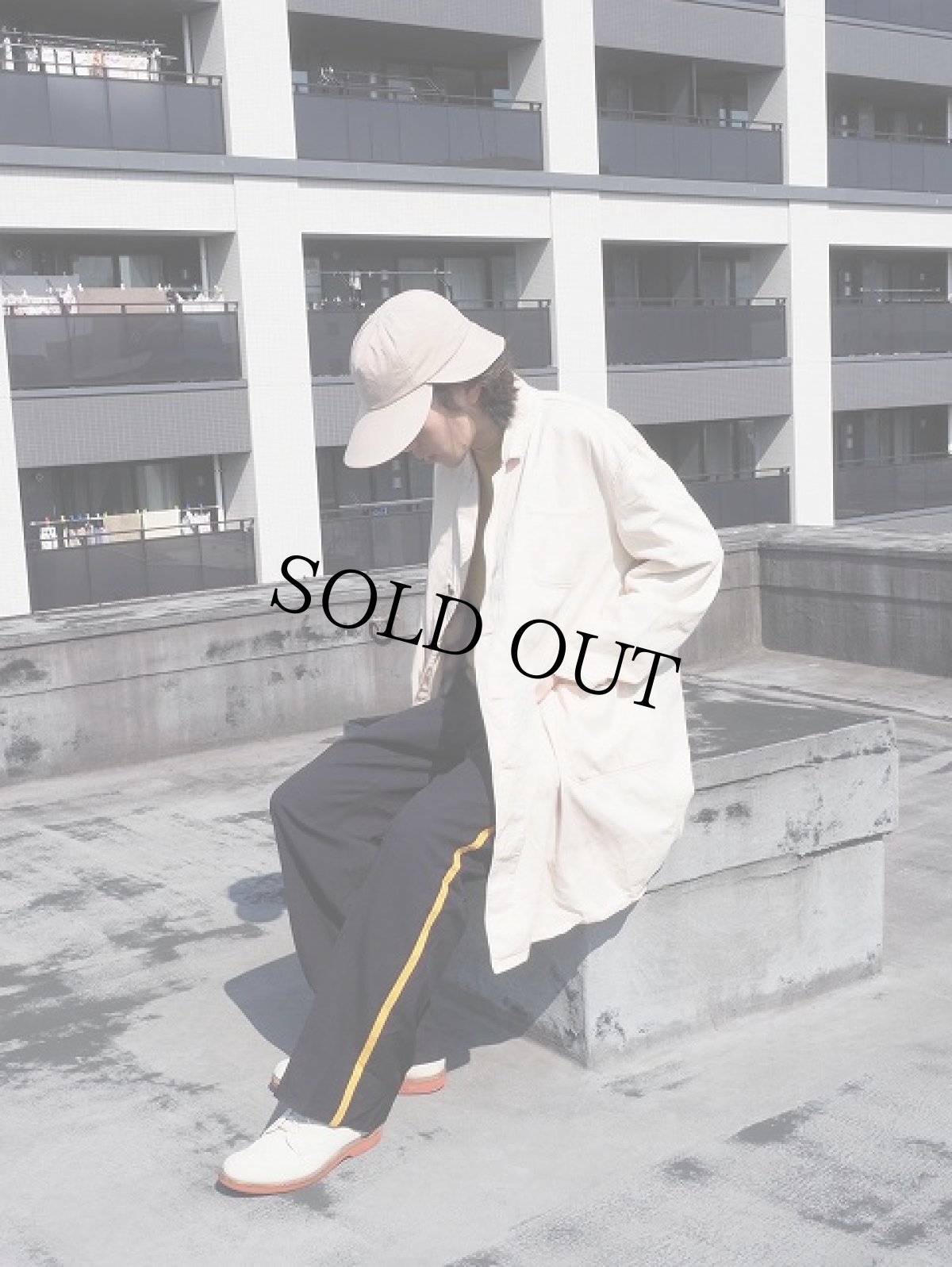 画像5: 50〜60's サイドライン セレモニーパンツ NAVY W30 (5)