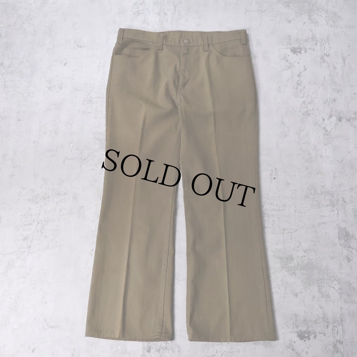 画像1: 70's Levi's 517 "STA-PREST" HBT PANTS W35 (1)
