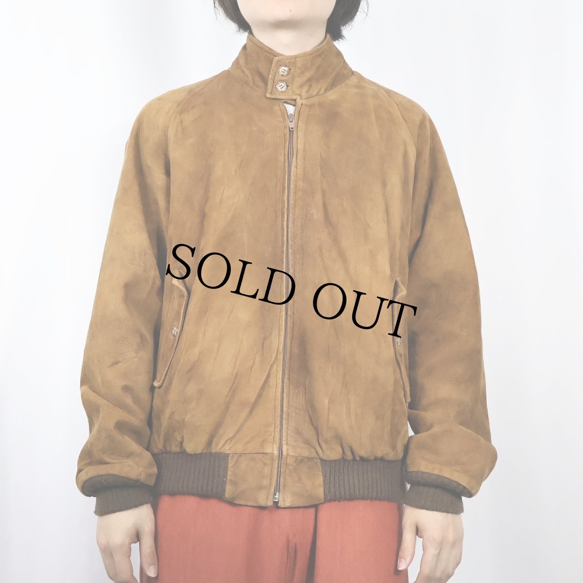 画像2: 80's〜 USA製 スエードレザージャケット SIZE40R (2)