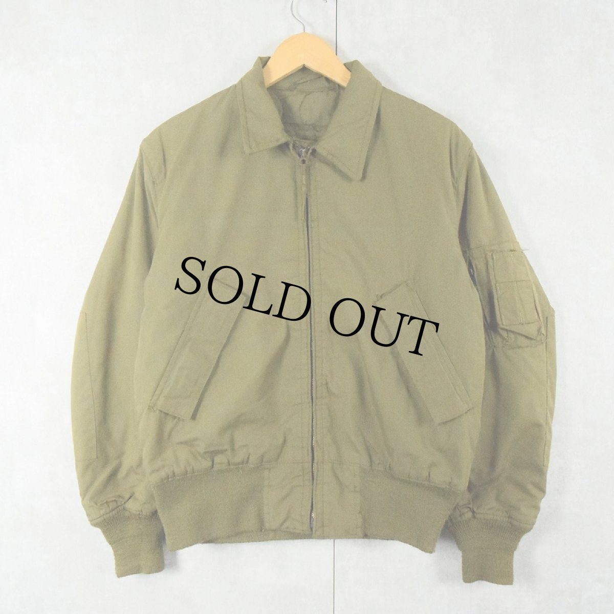 画像1: 80's U.S.ARMY CVC タンカースジャケット SMALL-LONG (1)