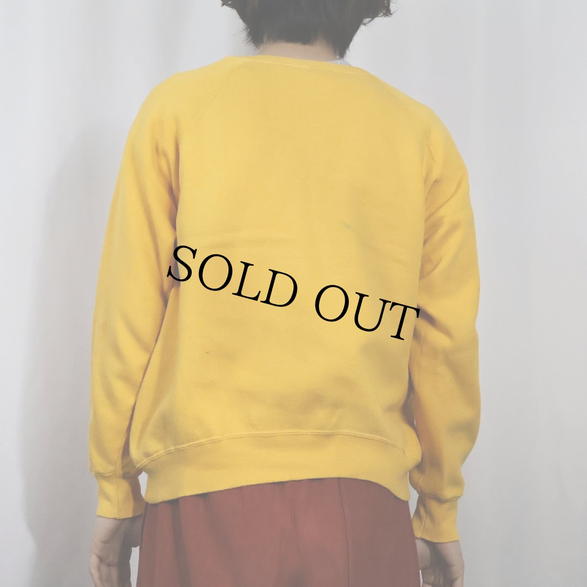 画像3: 80's Champion トリコタグ USA製 "GEORGIA TECH" プリントラグランスウェット L (3)