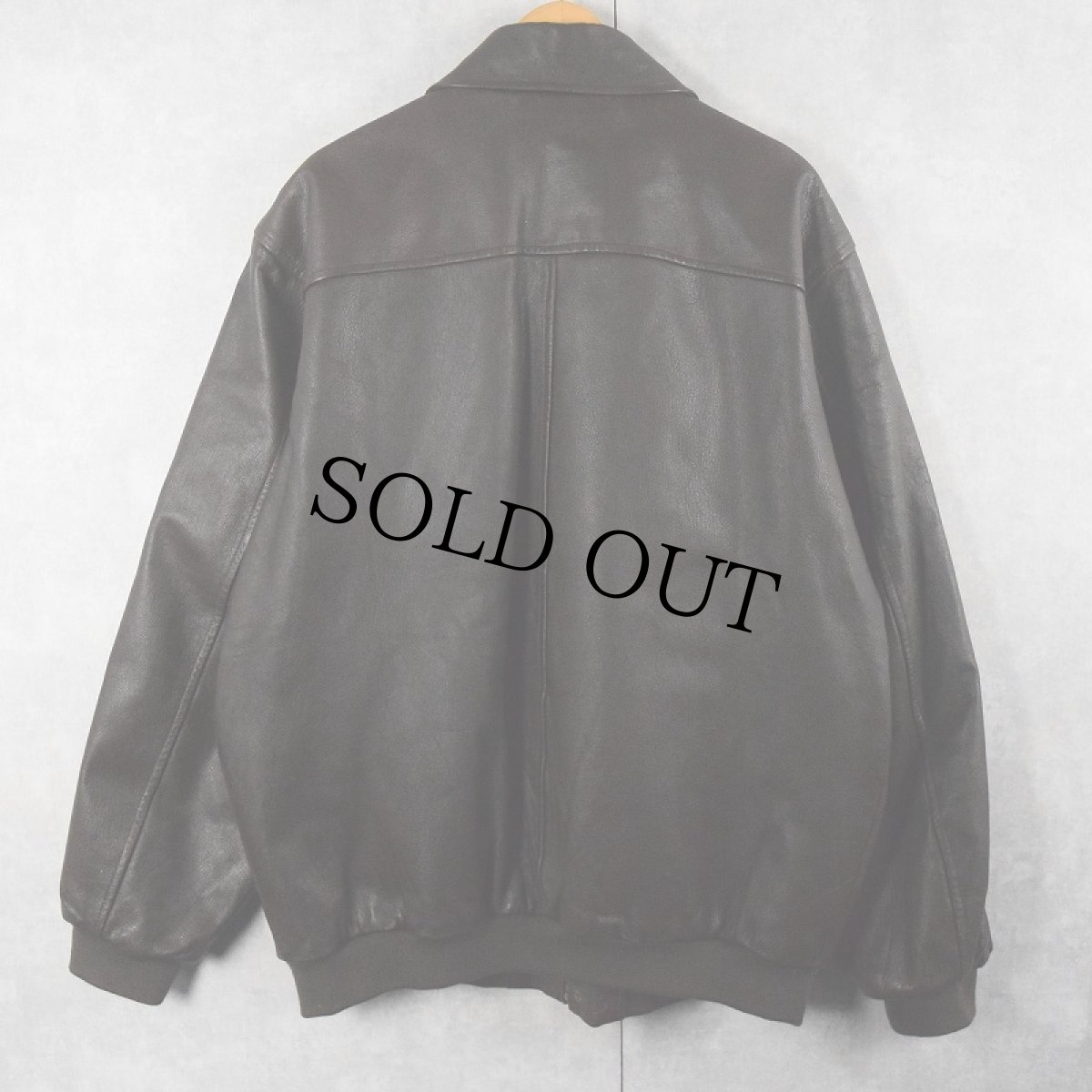 画像2: L.L.Bean USA製 "A-2 TYPE" レザーフライトジャケット XL (2)