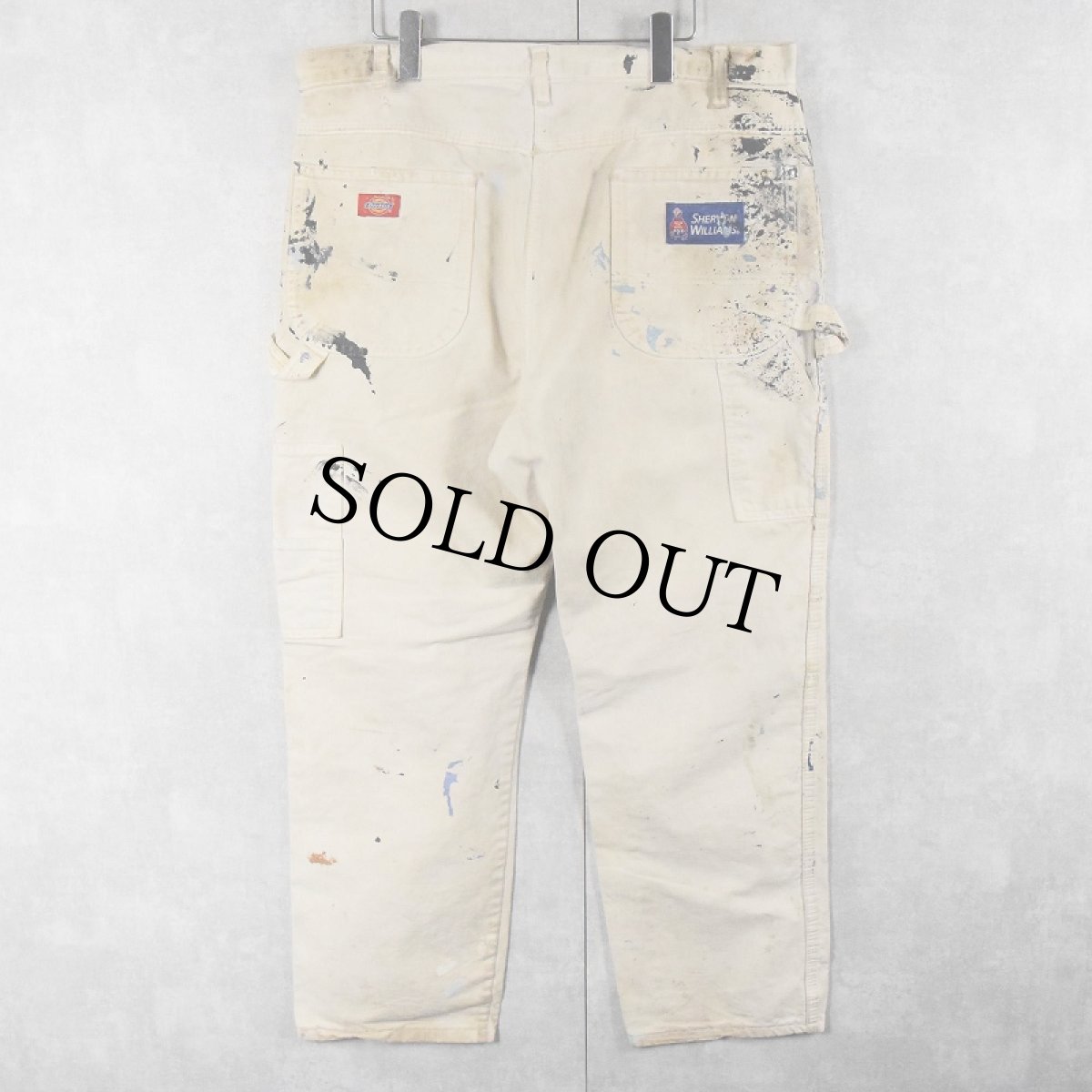 画像2: Dickies × SHERWIN WILLIAMS ペンキペイント ペインターパンツ W38 (2)