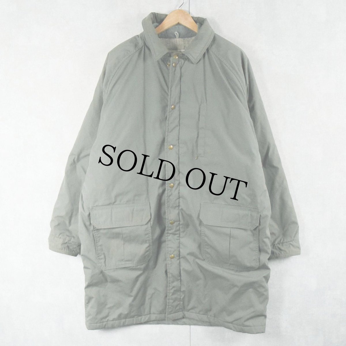画像1: 80's L.L.Bean USA製 ストームコート KHAKI XL (1)