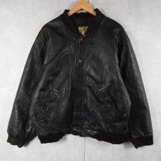 画像1: 80〜90's FUNCTION レザージャケット BLACK (1)