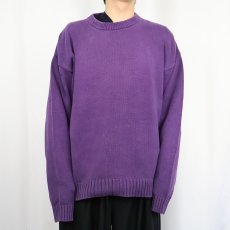 画像2: 80's Eddie Bauer コットンニットセーター XL (2)