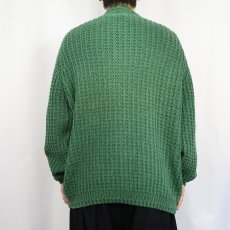 画像3: 90's〜 STUDIO ラミー×コットン ワッフルニットセーター L (3)